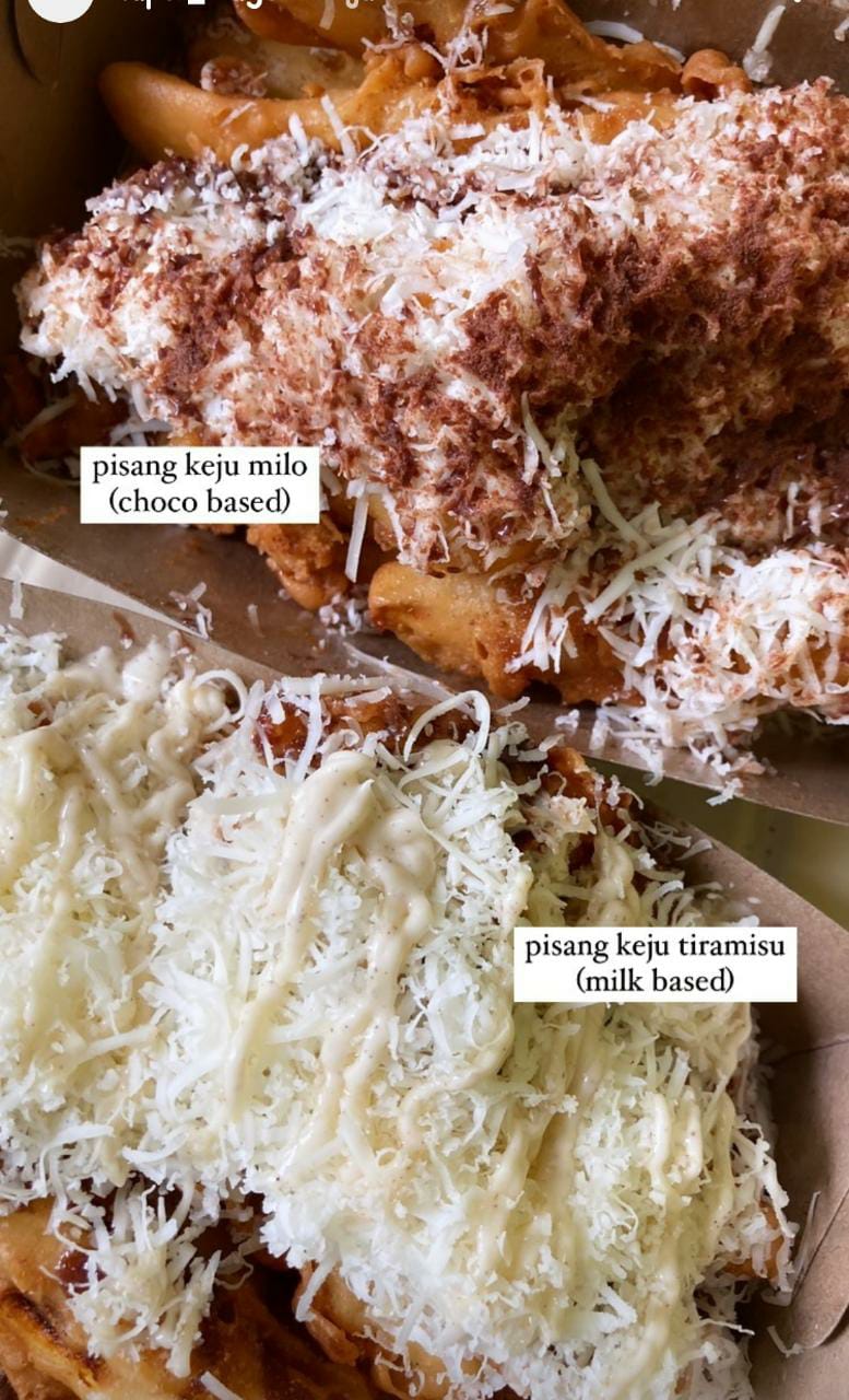 Raja Pisang Goreng Keju Glaze Tiramissu Arjuna