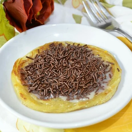 Roti Maryam Coklat Misis Latar