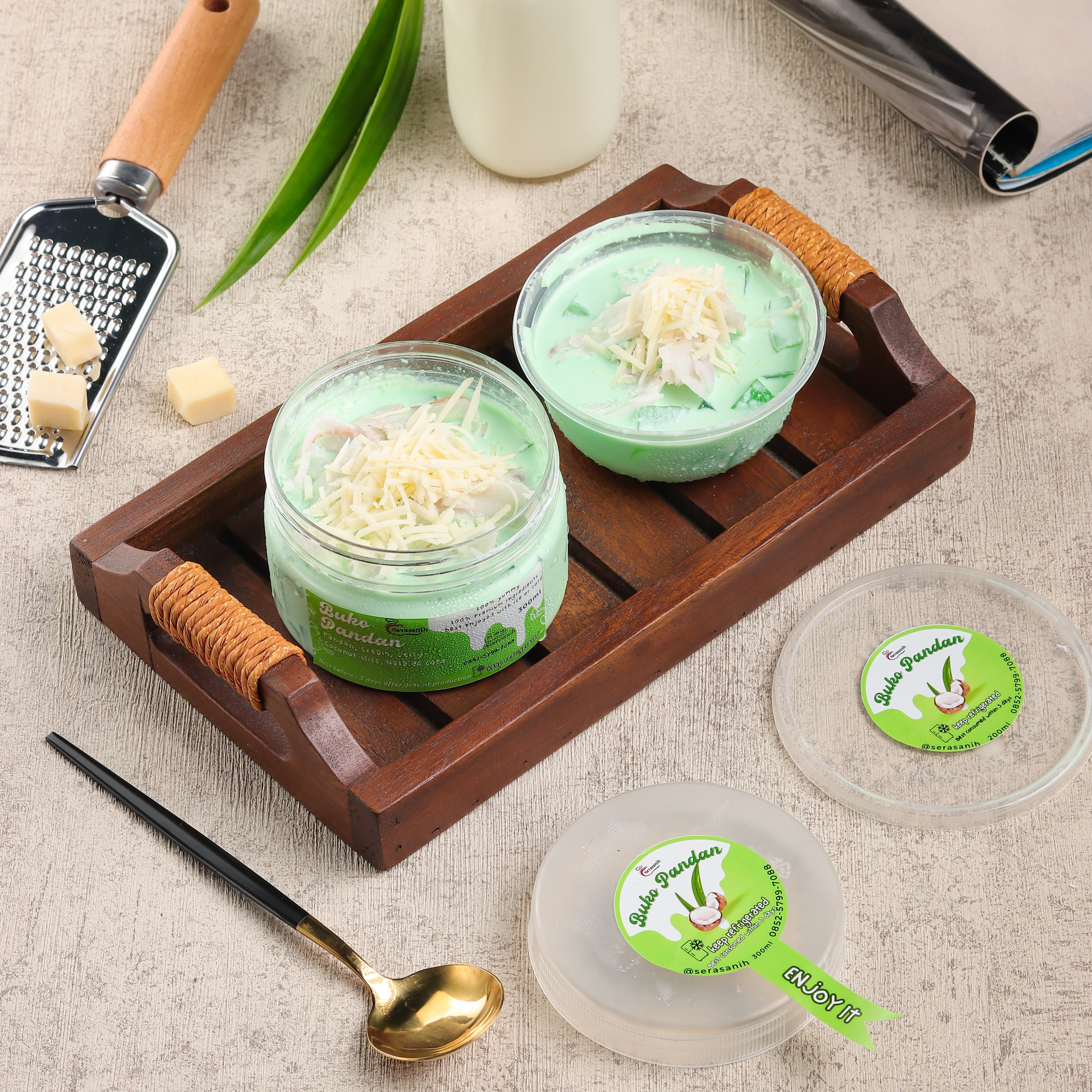Buko Pandan jar uk. 300ml