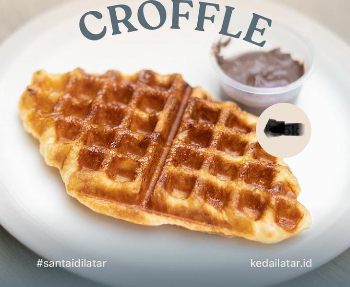 Palm Sugar Croffle Latar Isi 1