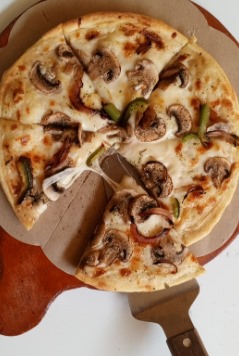 Pizza Carbonara Mushroom Medium